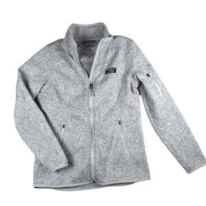 L.L. Bean Fleece Women's Grey Heathered 504888 Small